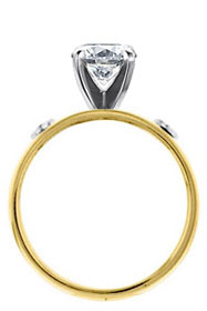 two tone Ireland history engagement solitaire