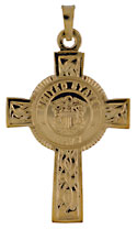 14kt United States Navy Celtic Cross