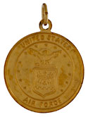 United States Air Force USAF and Saint Christopher medal