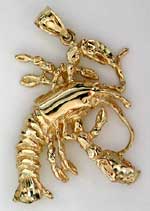 new england maine lobster jewelry pendant