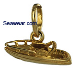 sport boat jewelry charm
