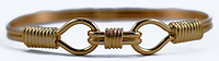 gold life line link bracelet