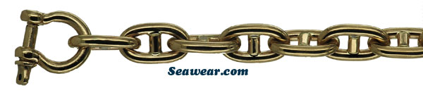 heavy 12x22mm anchor link bracelet