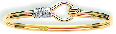 diamond pelican hook bracelet