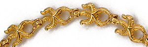 14kt baby starfish bracelet