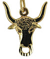 bull ring longhorn pendant