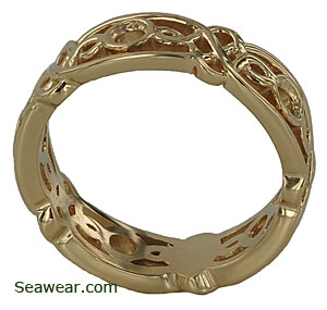 Celtic Queen ring setting