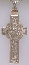 sterling silver Celtic cross of Muiredach