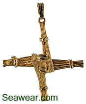 saint brigids cross jewelry necklace