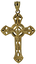 filigree Celtic crucifix