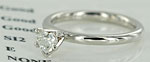 Claddagh diamond engagement ring SI/E