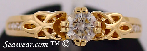 1/2ct diamond engagement ring