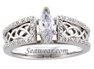 Irish wedding hot sale ring sets