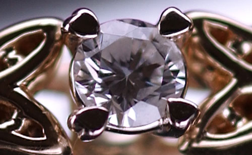 close up of diamond