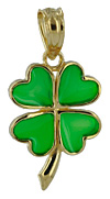 enamel four leaf clover shamrock jewelry