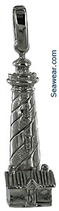 white gold St Augustine Florida lighthouse jewelry