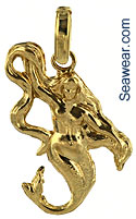 mermaid jewelry necklace pendant