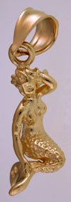 gold mermaid jewelry
