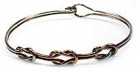 triple square knot bracelet