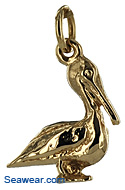 pelican charm for necklace or charm bracelet