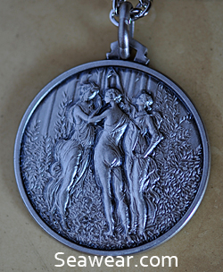 Three Graces Medal, Faith, Hope, Charity to live by