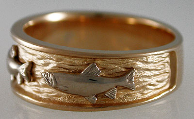 trout wedding band