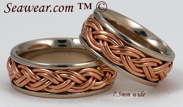 Catalina Sunset wedding bands