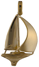 masthead sloop sailboat necklace pendant