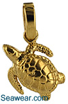 baby sea turtle hatchlink necklace pendant