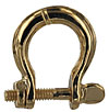 14k gold large shackle earring clasp