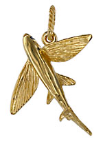 flying fish pendant