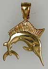 small sailfish jewelry charm