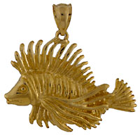 lion fish necklace jewelry
