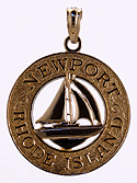 Newport Rhode Island sailing pendant