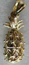 14kt gold pineapple jewelry pendant
